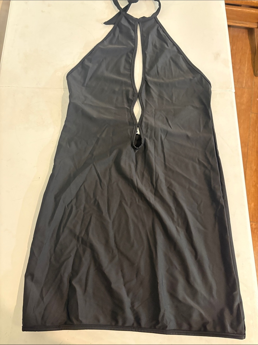 NEW Black halter dress XL